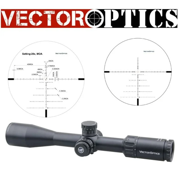Vector Optics 4-16x44 TOUREX FFP Tüfek Dürbünü SCFF-24